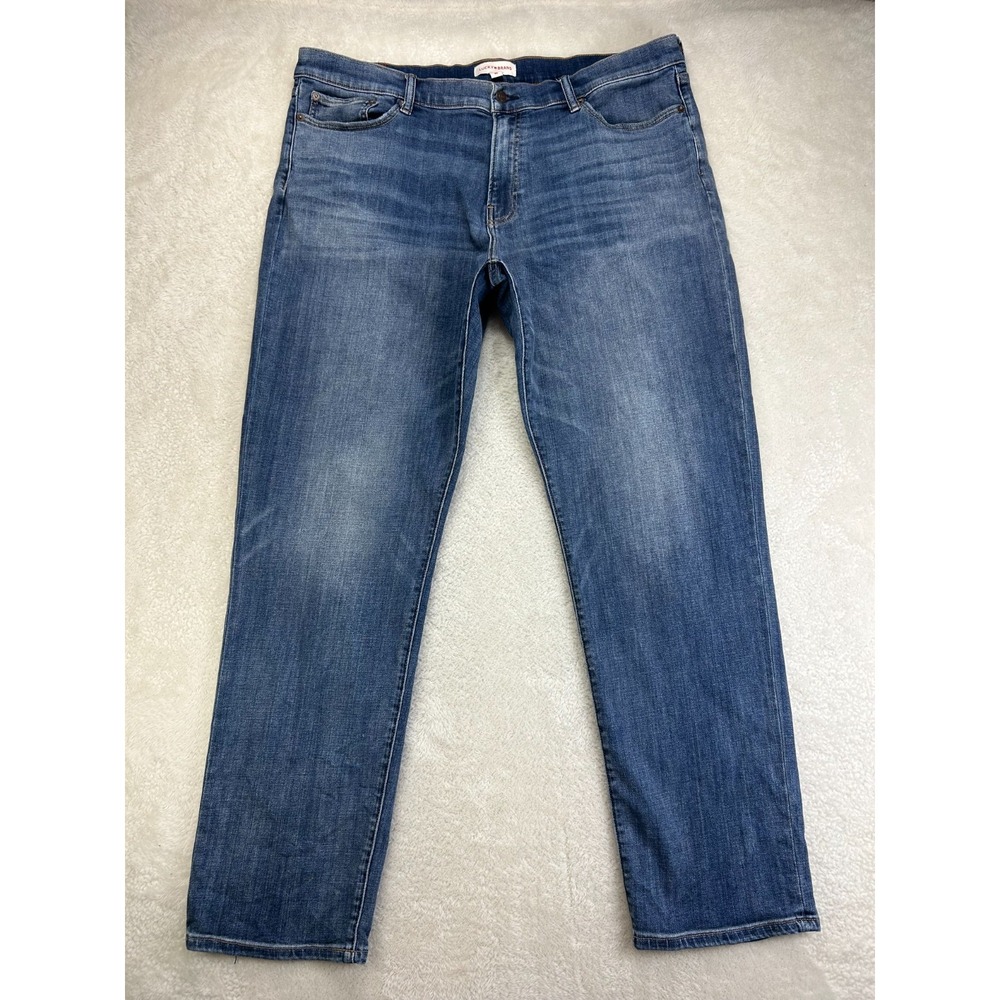 Vintage Lucky Brand 363 Straight Leg Jeans Mens 40x34 Blue Denim Classic Whisker